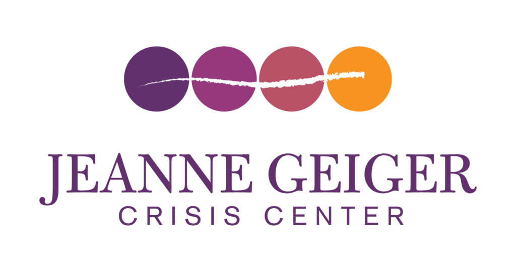 Jeanne Geiger Crisis Center Logo Vertical Full Color