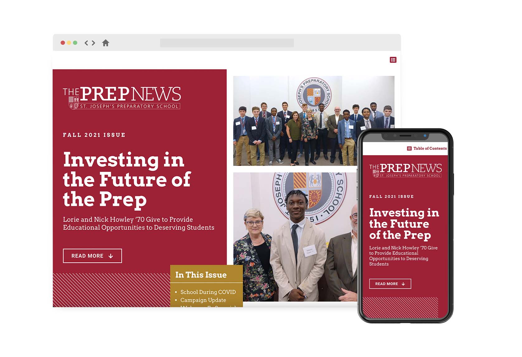 Saint Joseph's Prep online news publication