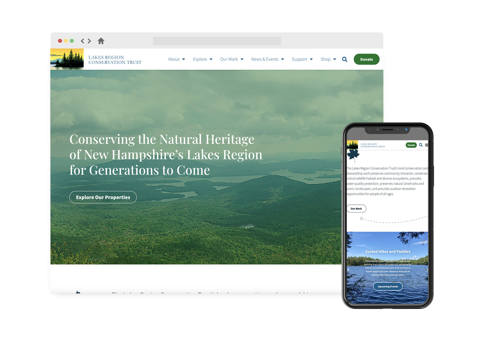 Lakes Region Conversation Trust Website