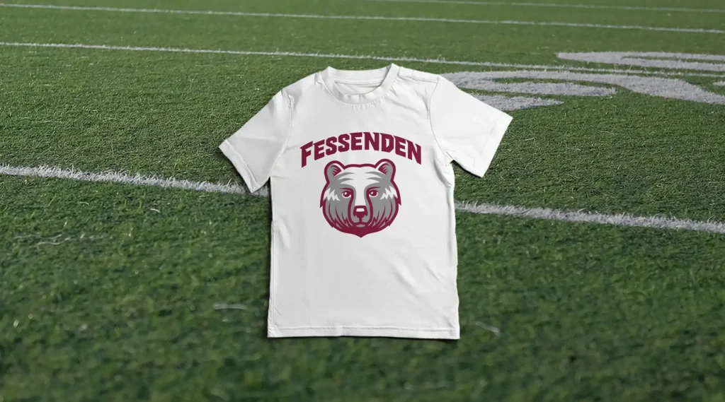 Fessenden Athletics logo on a shirt