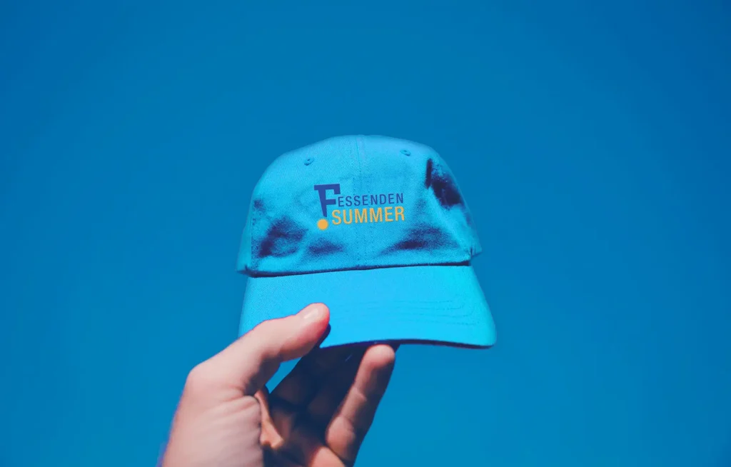 Fessender Summer logo on blue hat