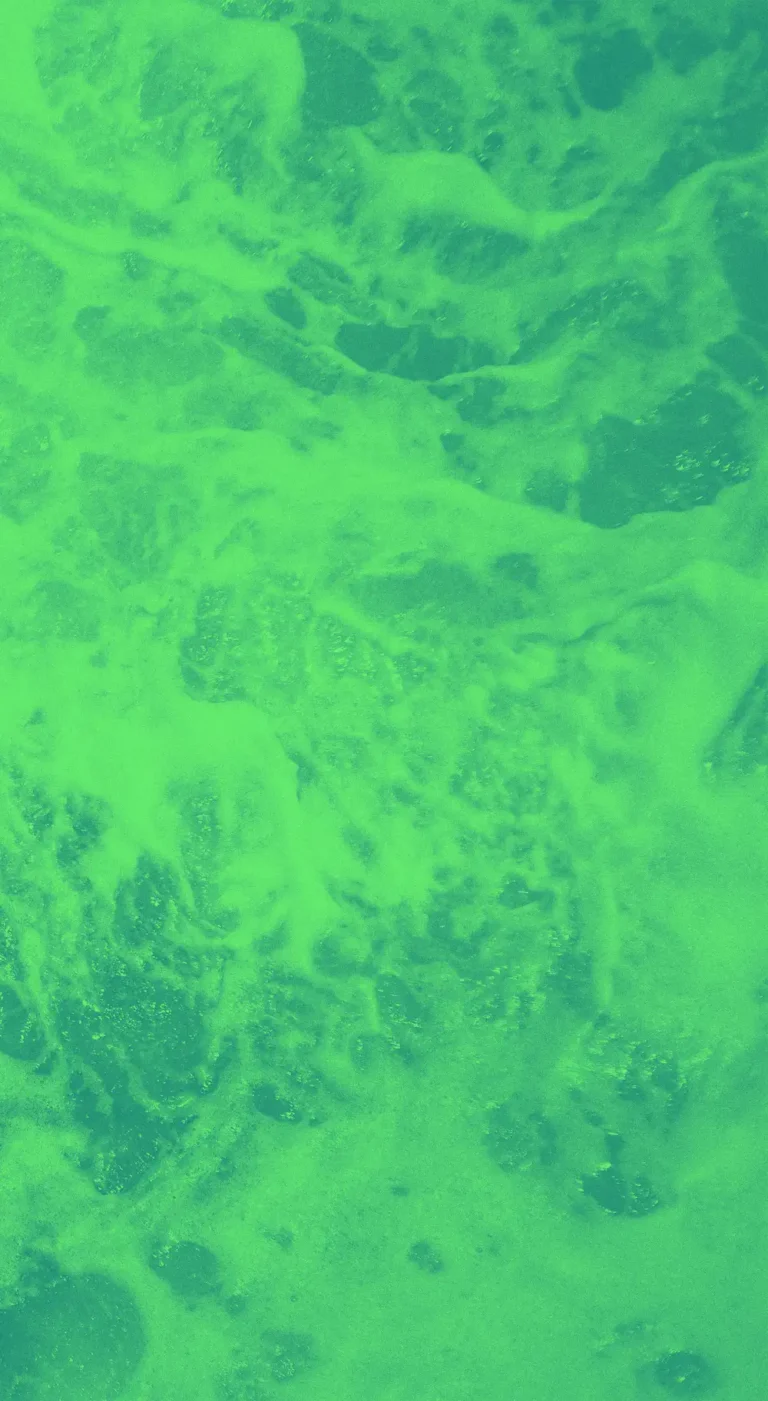 Green waves textural image