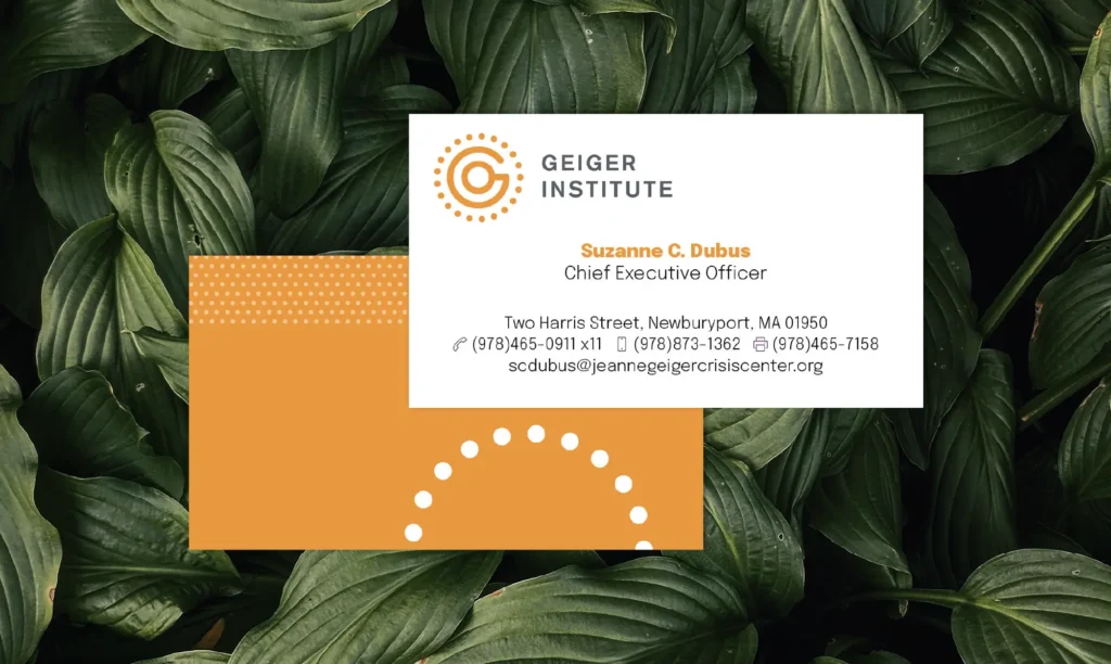 Geiger Institute Business Cards